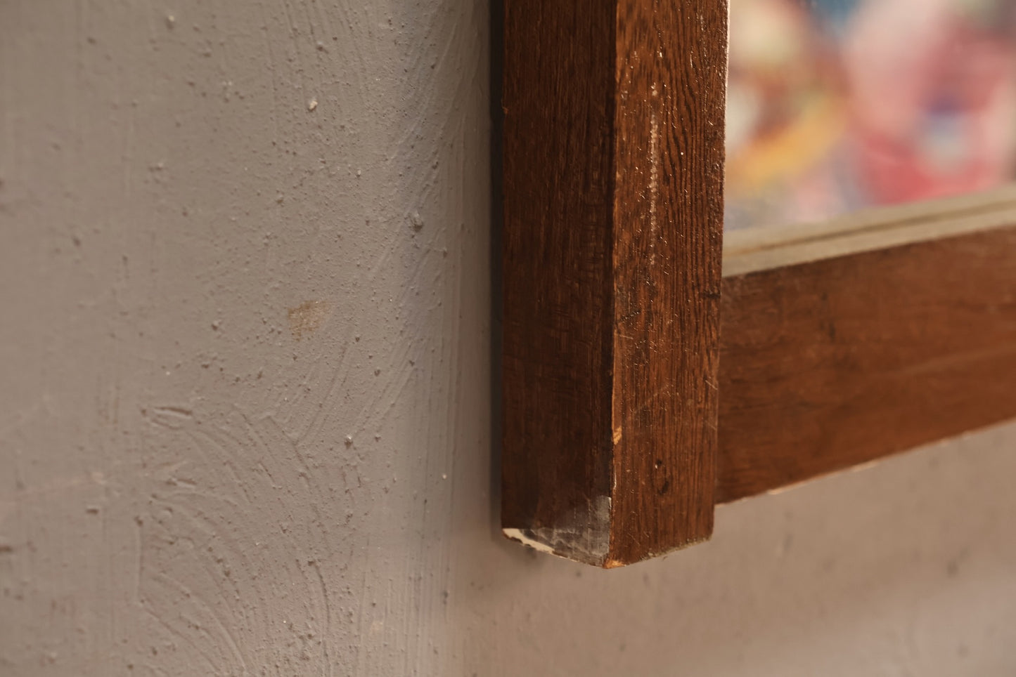 Mid Century Ridged Mirror