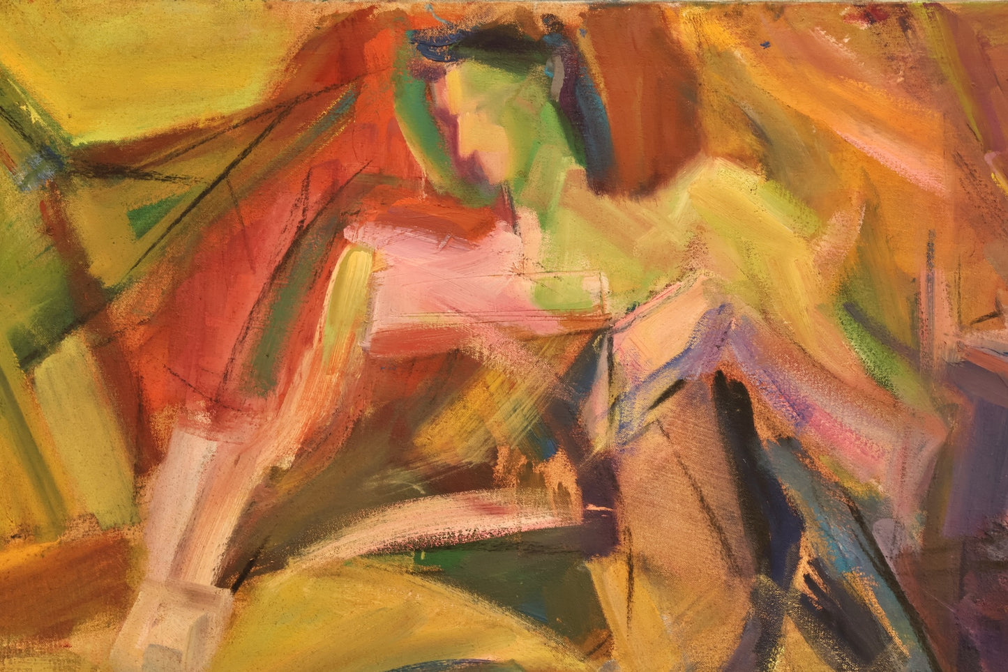 Large "Figure Study" Abstract Painting