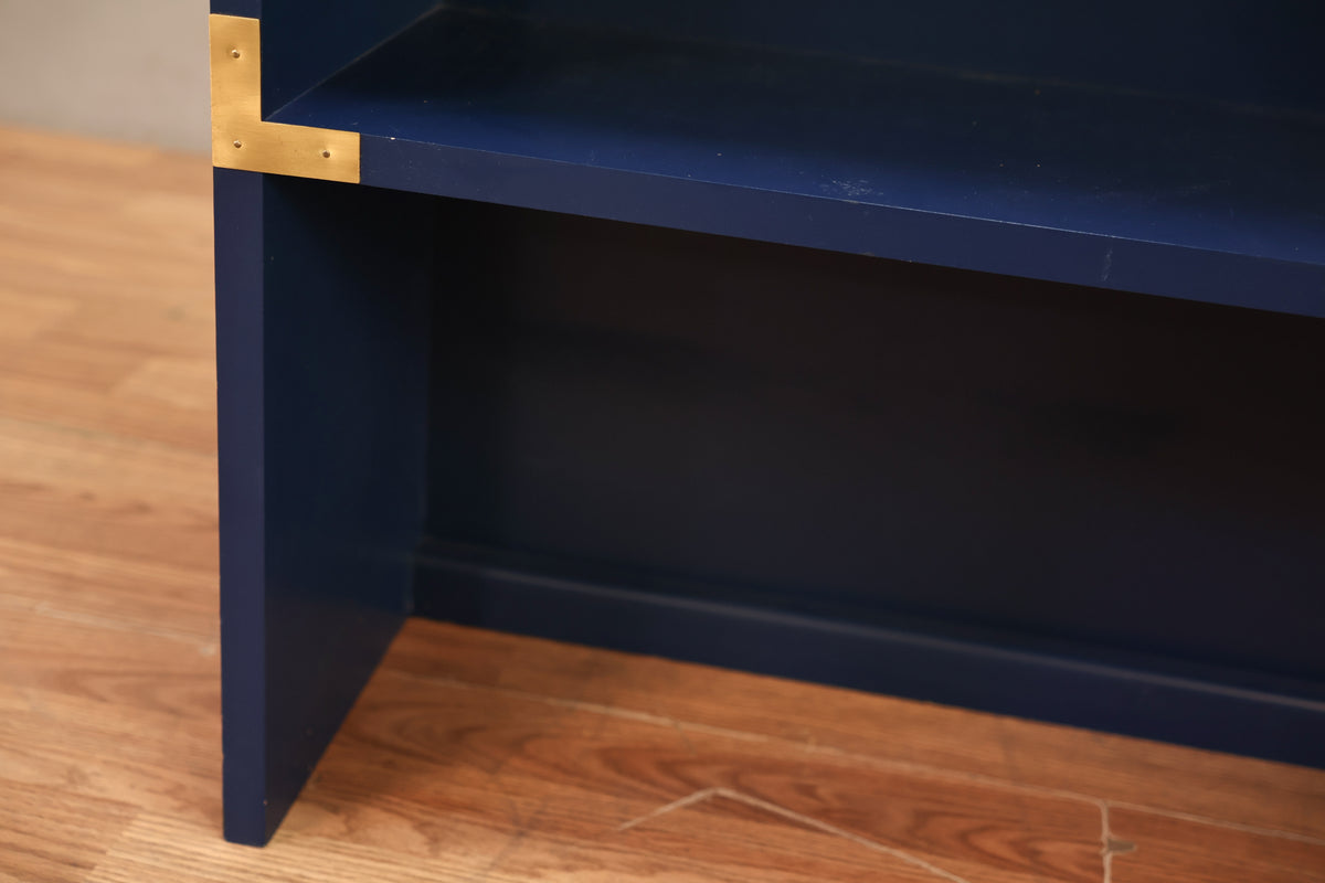 Navy Campaign 3-Tier Bookshelf