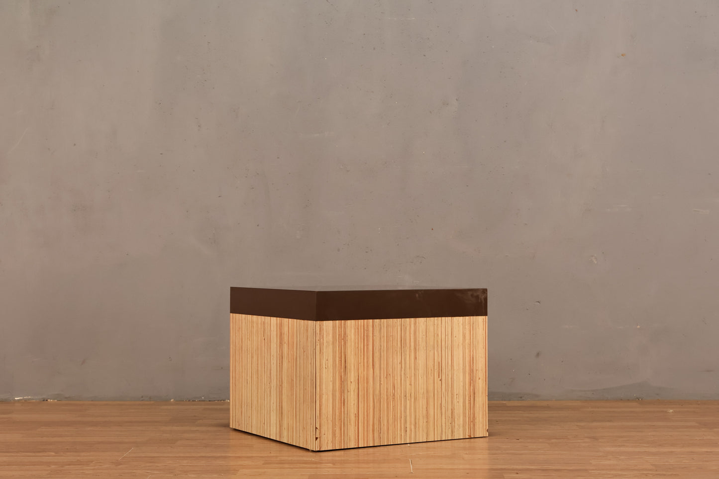 Faux Pencil Reed Laminate End Table - ONLINE ONLY