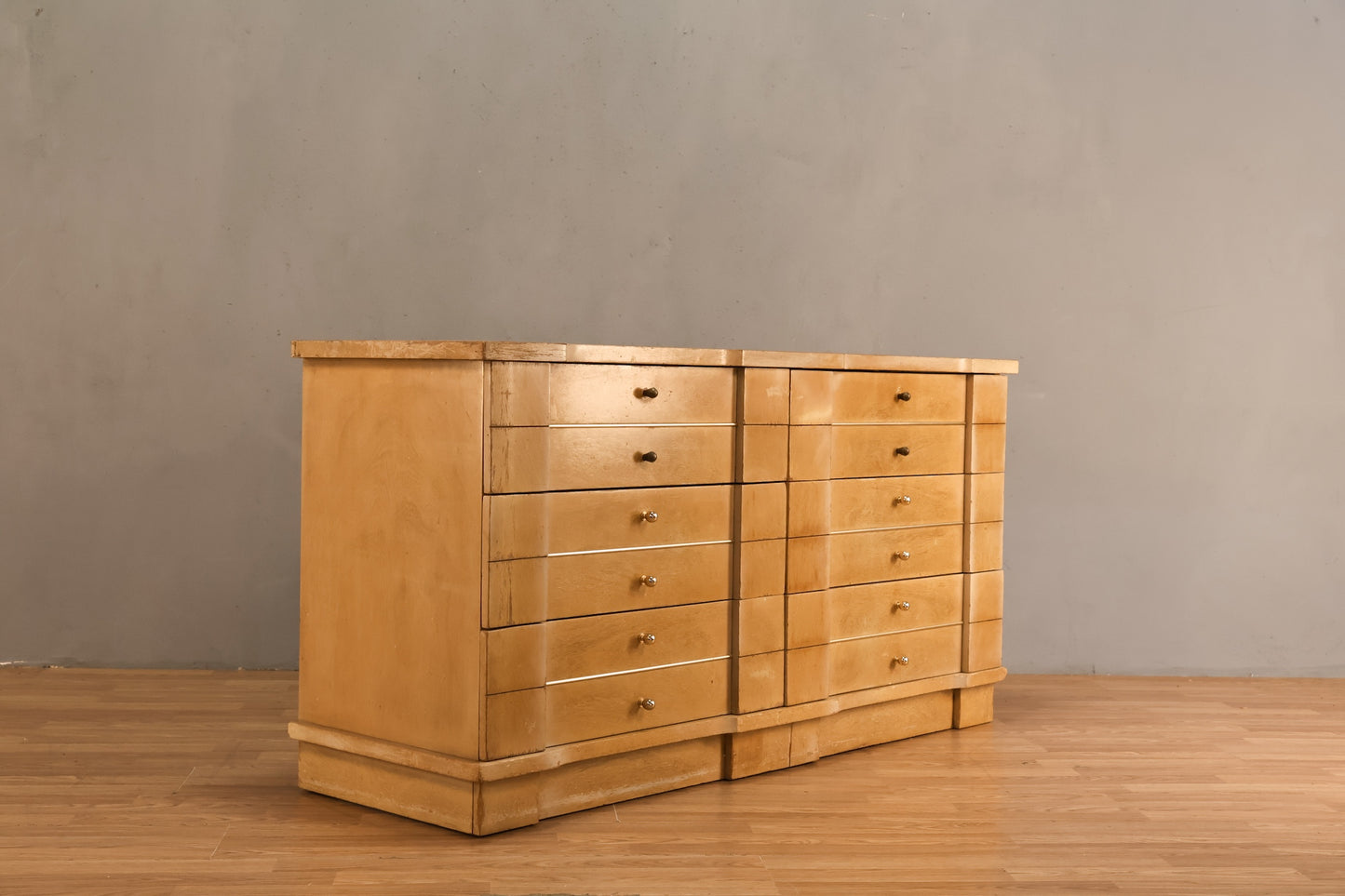 1950s Blonde 6-Drawer Dresser - ONLINE ONLY
