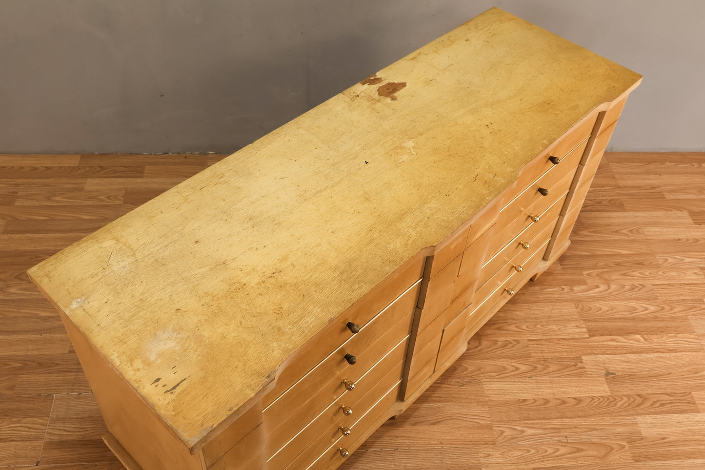 1950s Blonde 6-Drawer Dresser - ONLINE ONLY