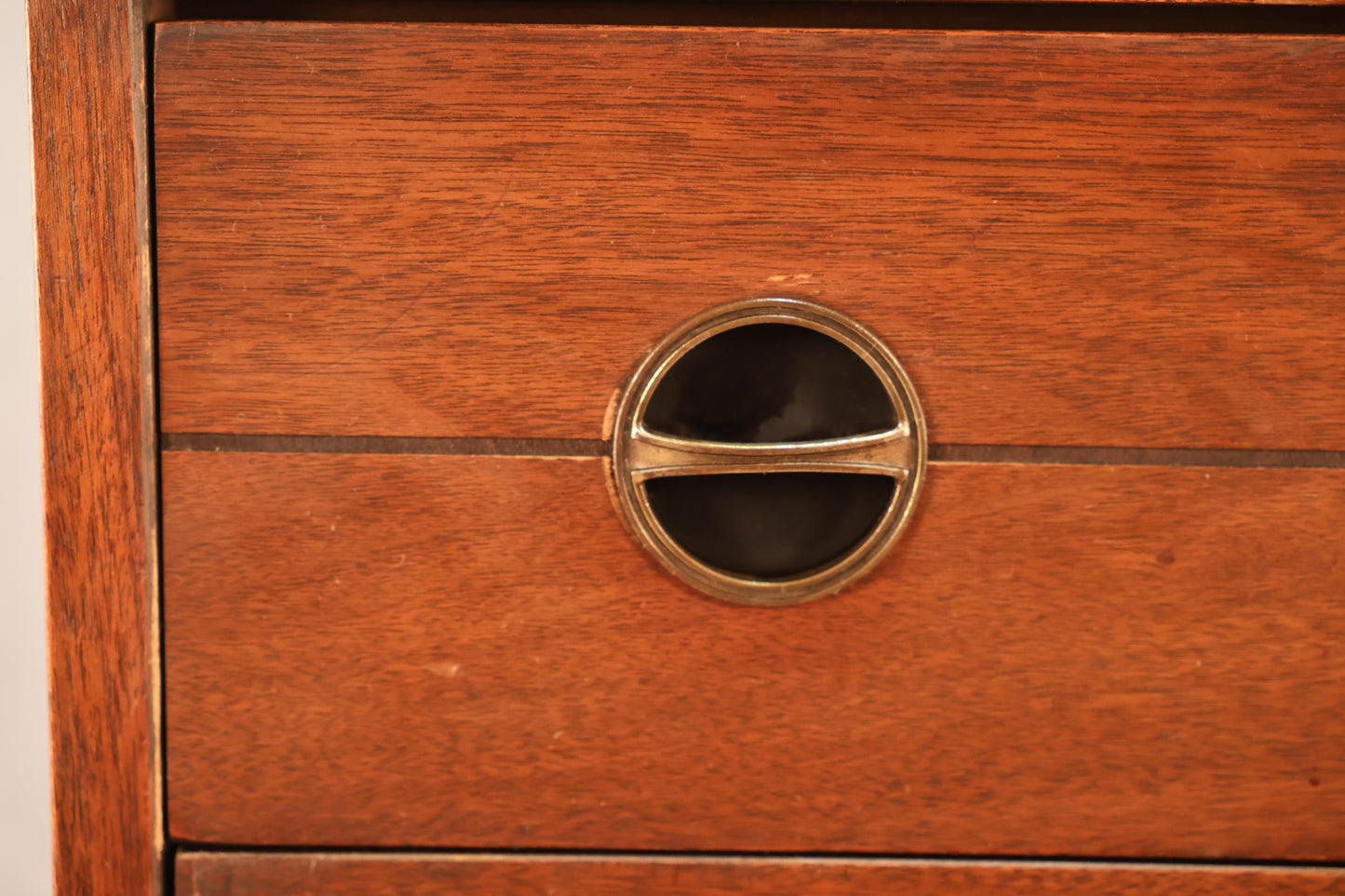 Mid Century Walnut 4-Drawer Highboy Dresser - ONLINE ONLY