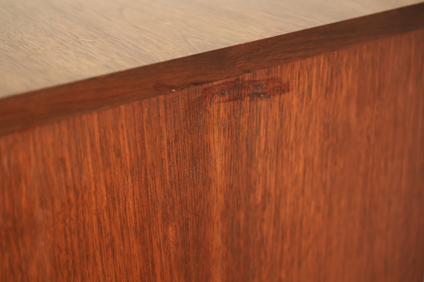 Mid Century Walnut 4-Drawer Highboy Dresser - ONLINE ONLY