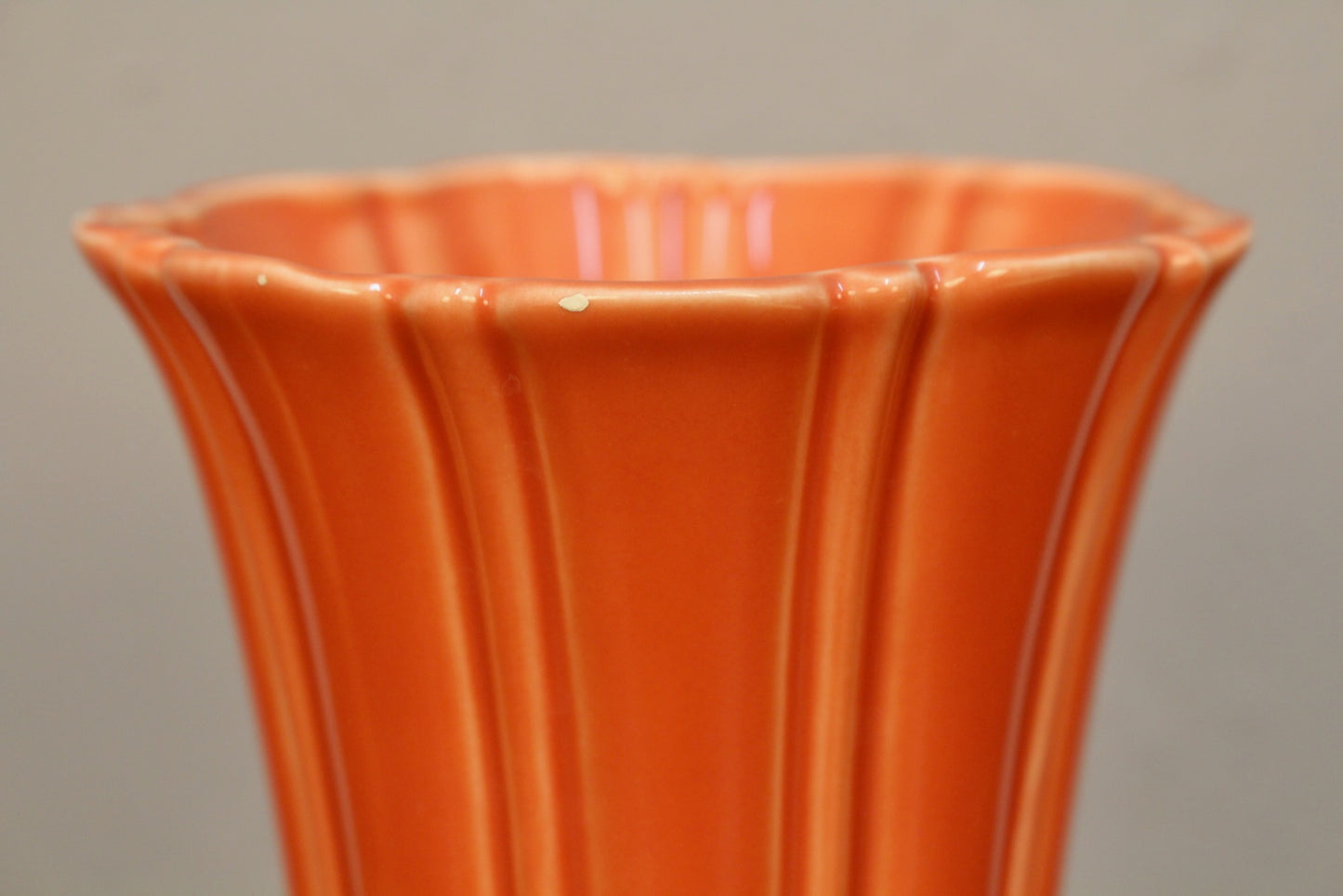 Fiesta Persimmon Ceramic Vase