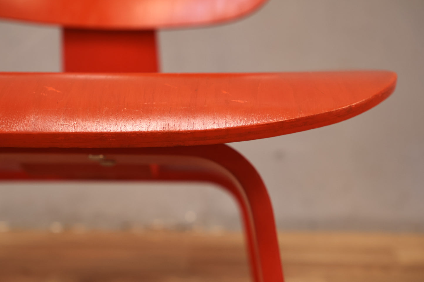 Eames LCW Red Plywood Chair