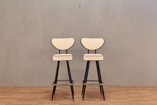 Atomic "Tuxedo" Bar Stool