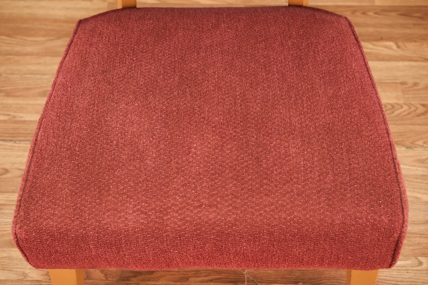 Mid Century Raspberry Accent Chair - ONLINE ONLY