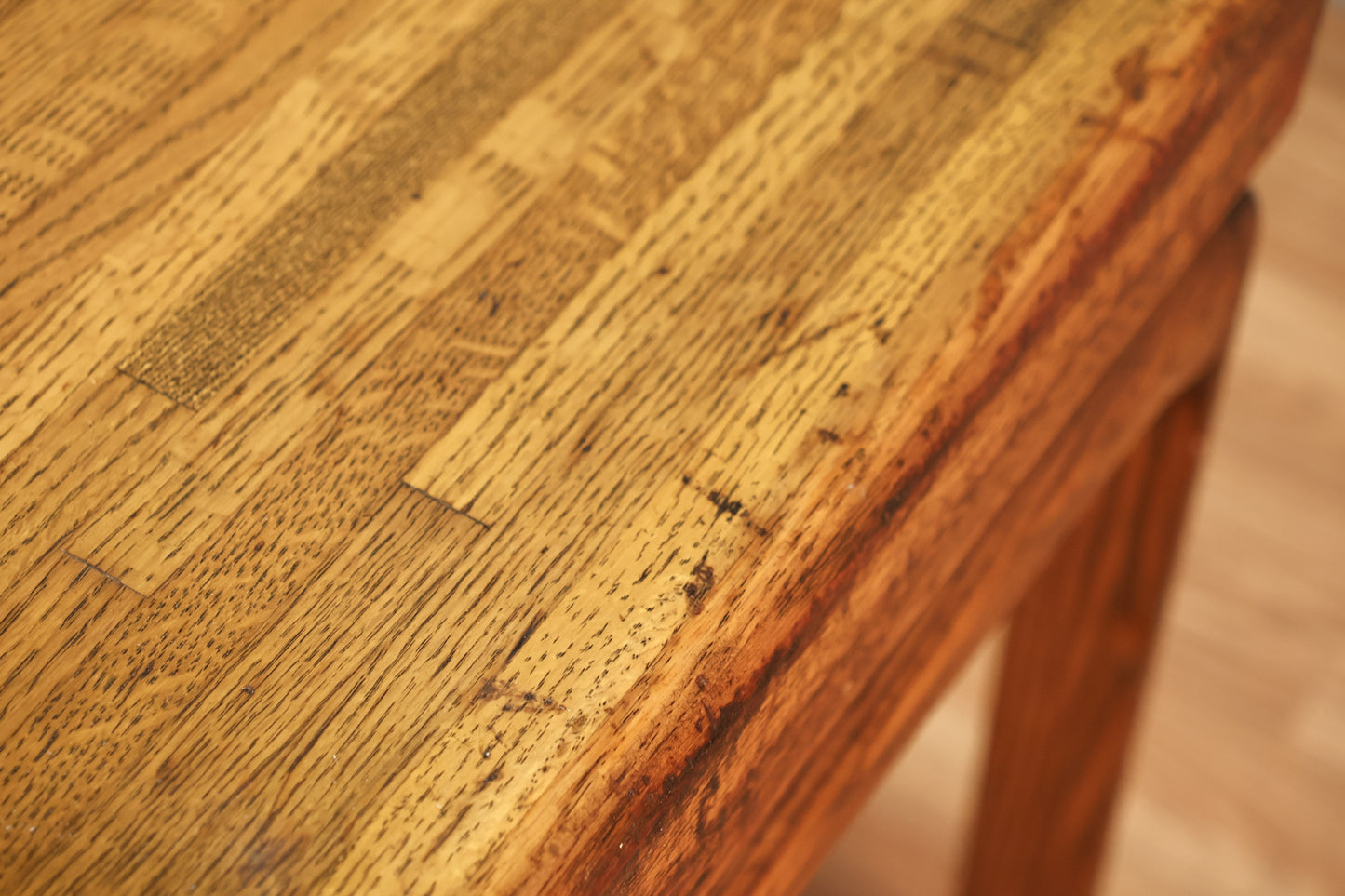 1970s Oak Console Table