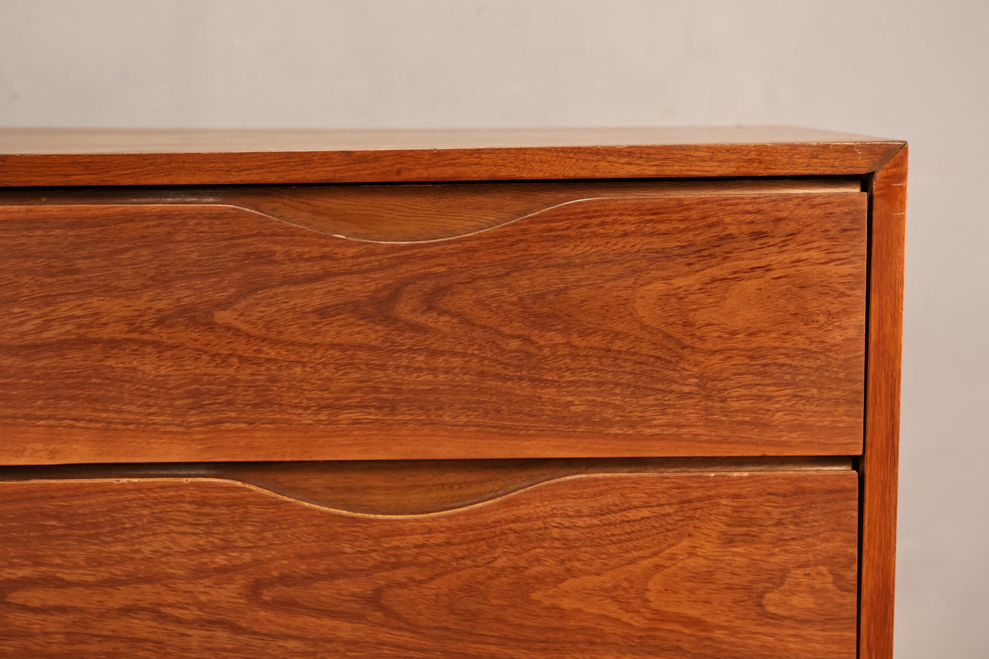 American of Martinsville Walnut 9-Drawer Credenza