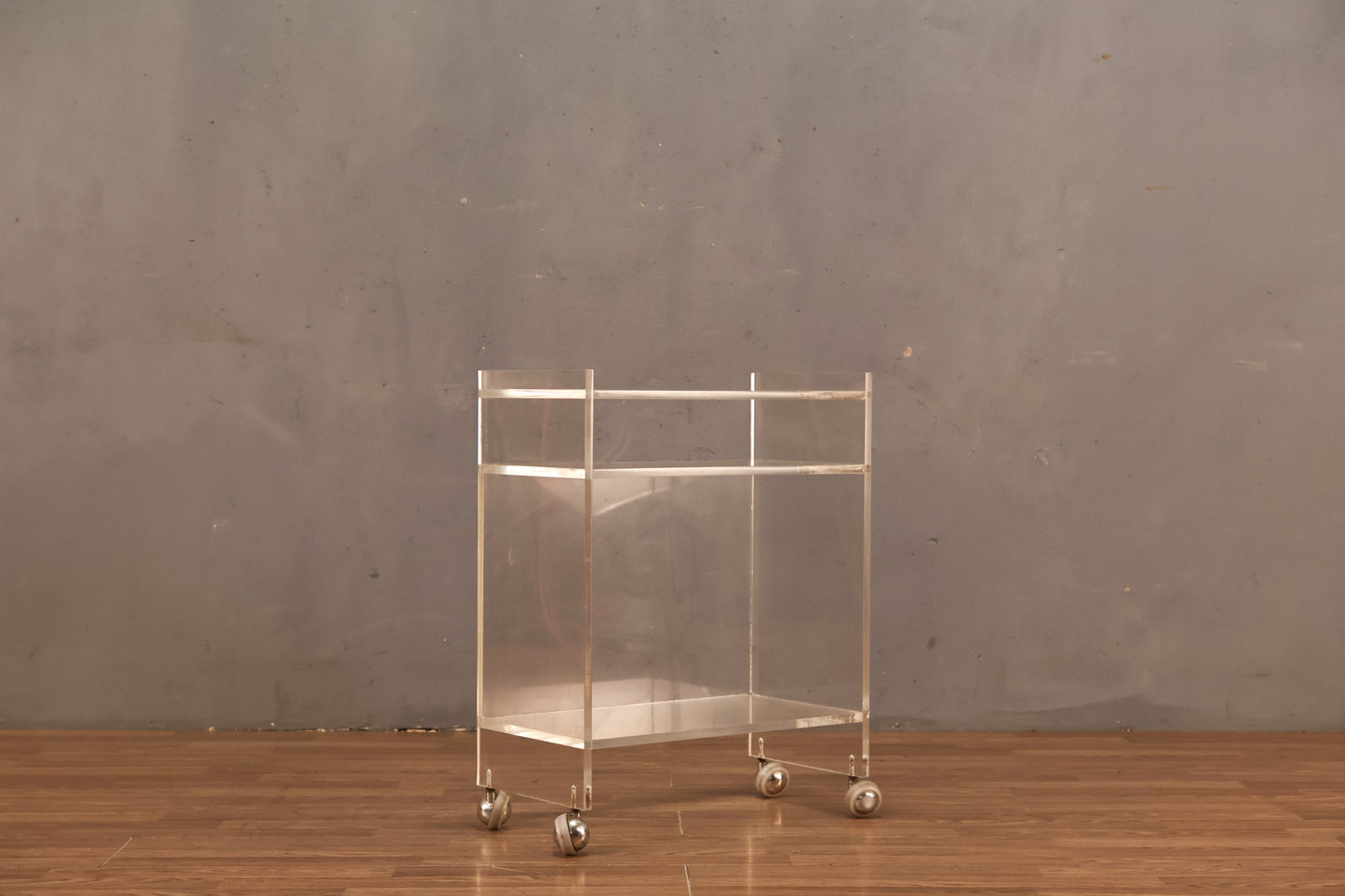 Lucite 3-Tier Cart