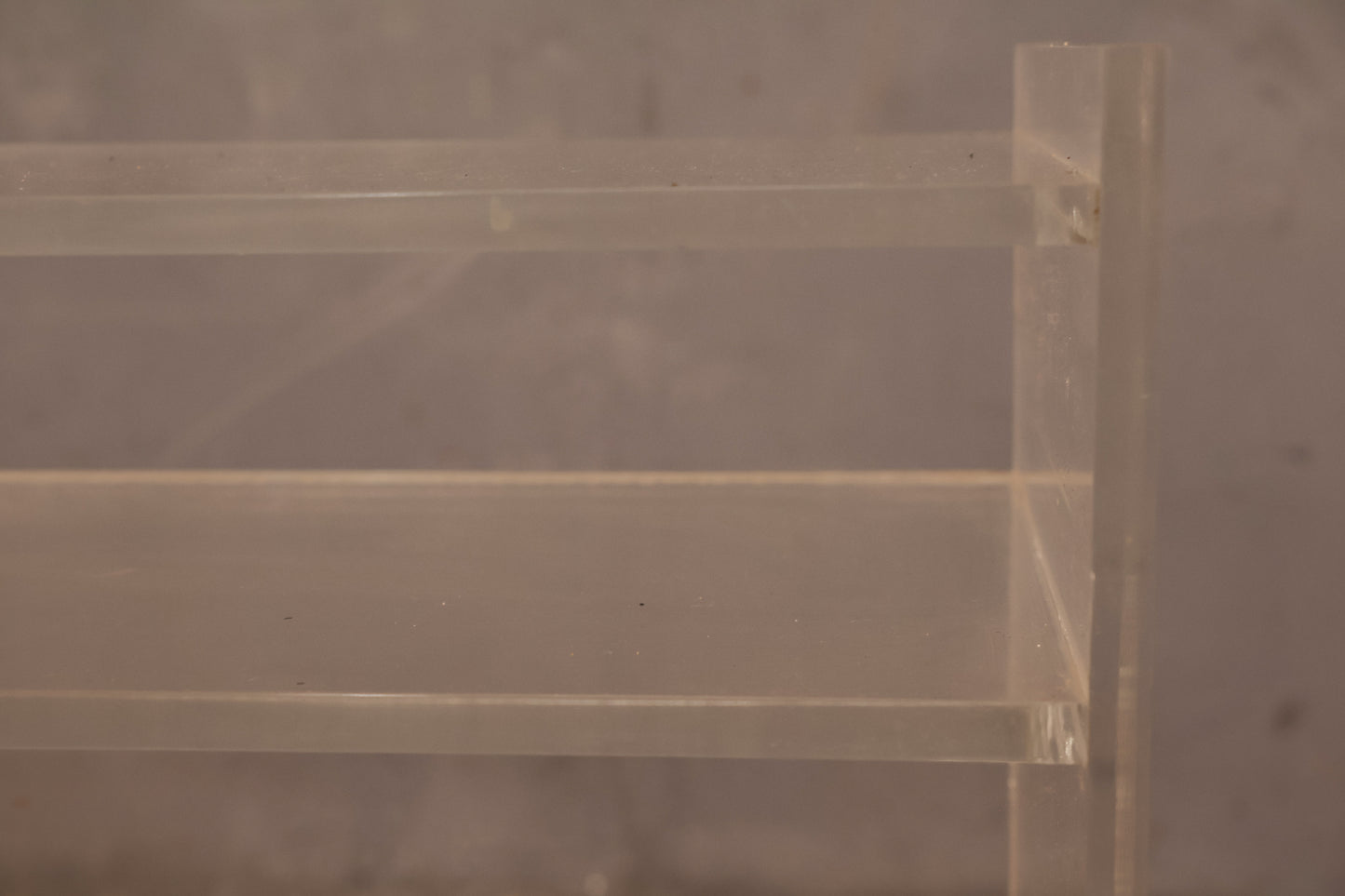 Lucite 3-Tier Cart