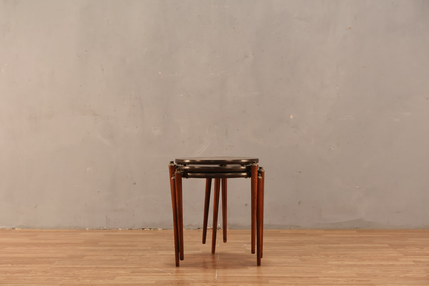 Mid Century Trio Of Stacking Side Tables - ONLINE ONLY