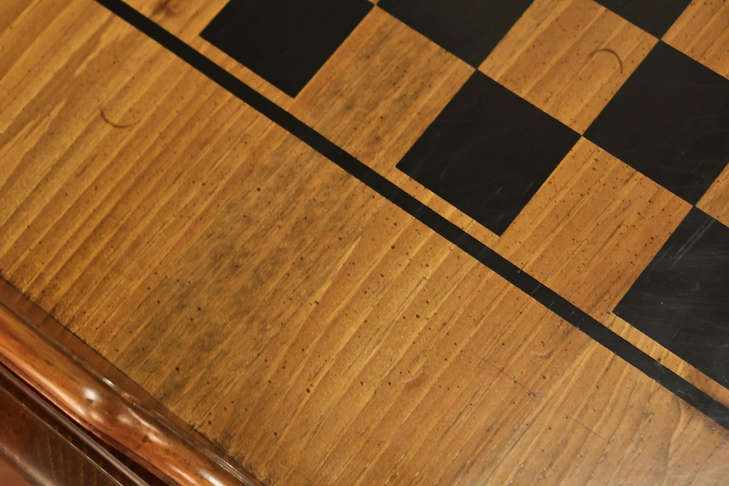 Maple Rolling Chess Table