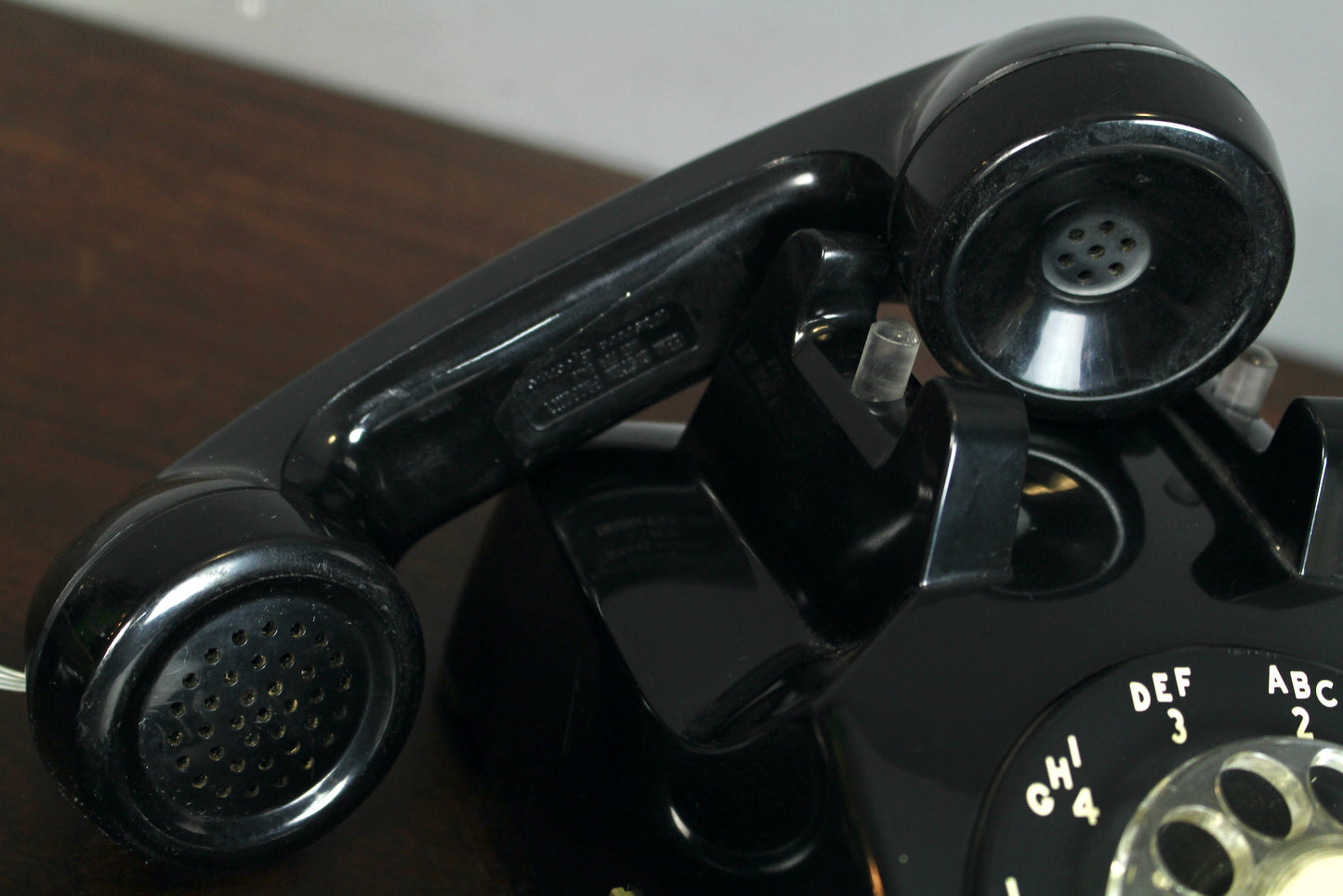 Black Rotary Telephone