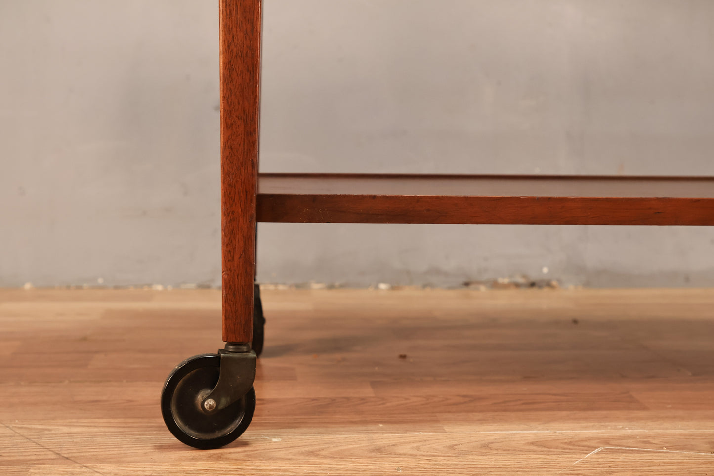 1950s Drexel Walnut Drop-Leaf Bar Cart