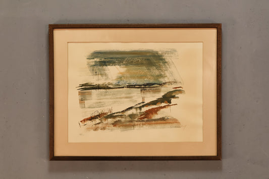 "Meadows" Alfred Birdsey Watercolor Painting - ONLINE ONLY