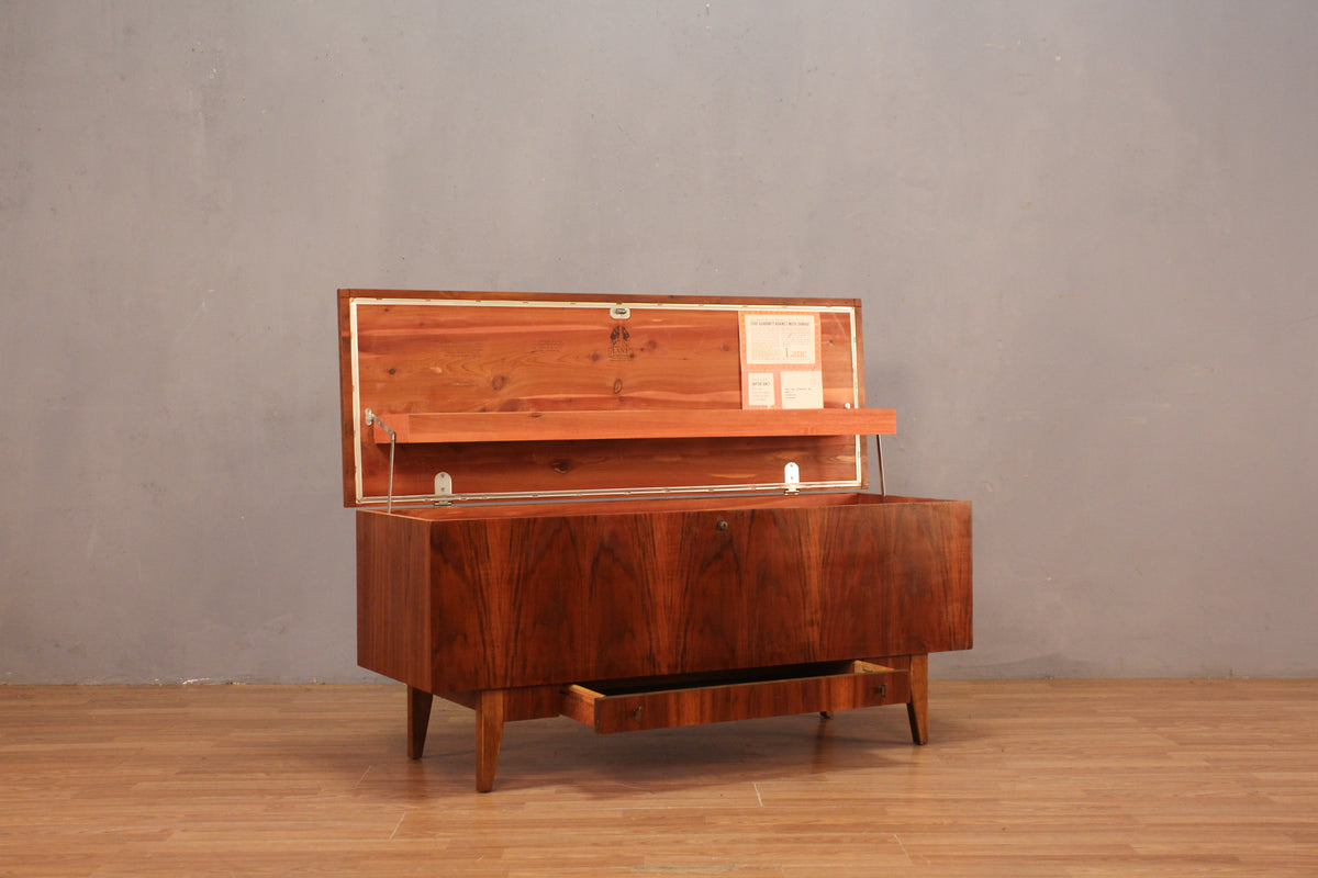 Lane Mid Century 1-Drawer Cedar Chest