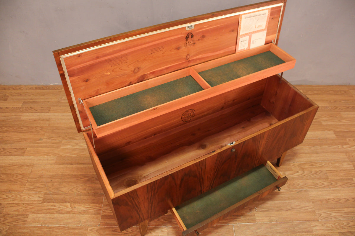 Lane Mid Century 1-Drawer Cedar Chest