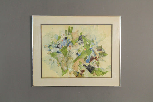 "In Full Bloom" Collage Art