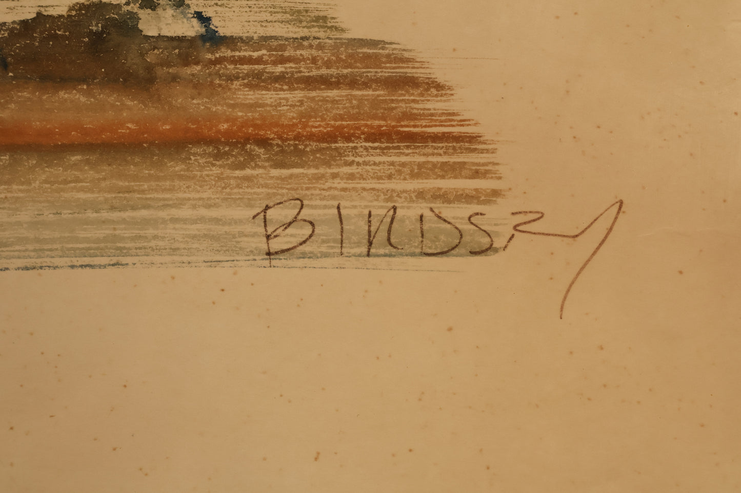 "Meadows" Alfred Birdsey Watercolor Painting - ONLINE ONLY