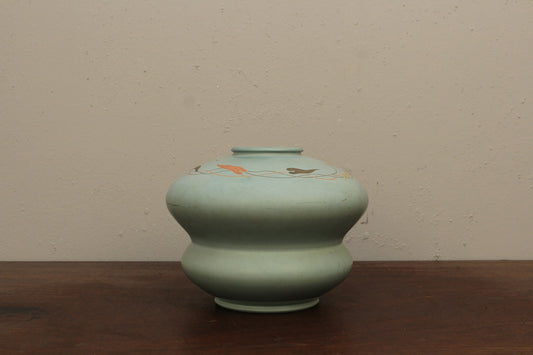 Celadon Vines Ceramic Vase