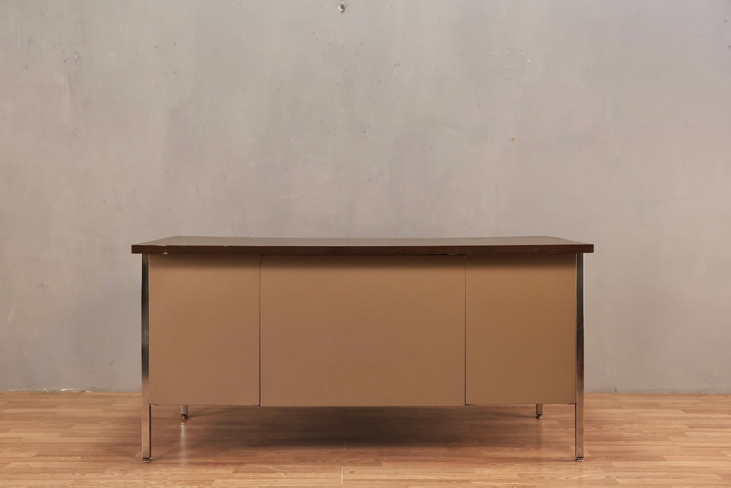 Industrial Metal & Laminate 6-Drawer Desk - ONLINE ONLY