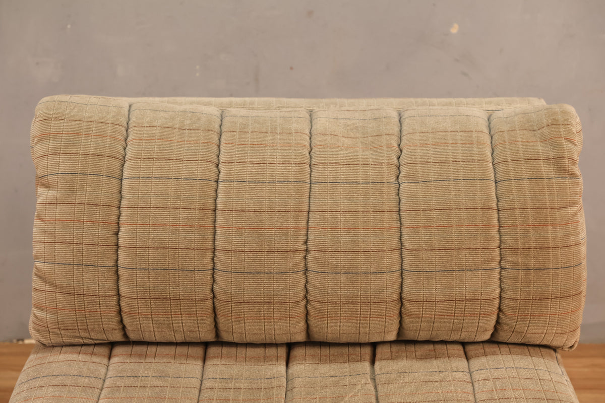 Neutral Grid Slipper Chair - ONLINE ONLY