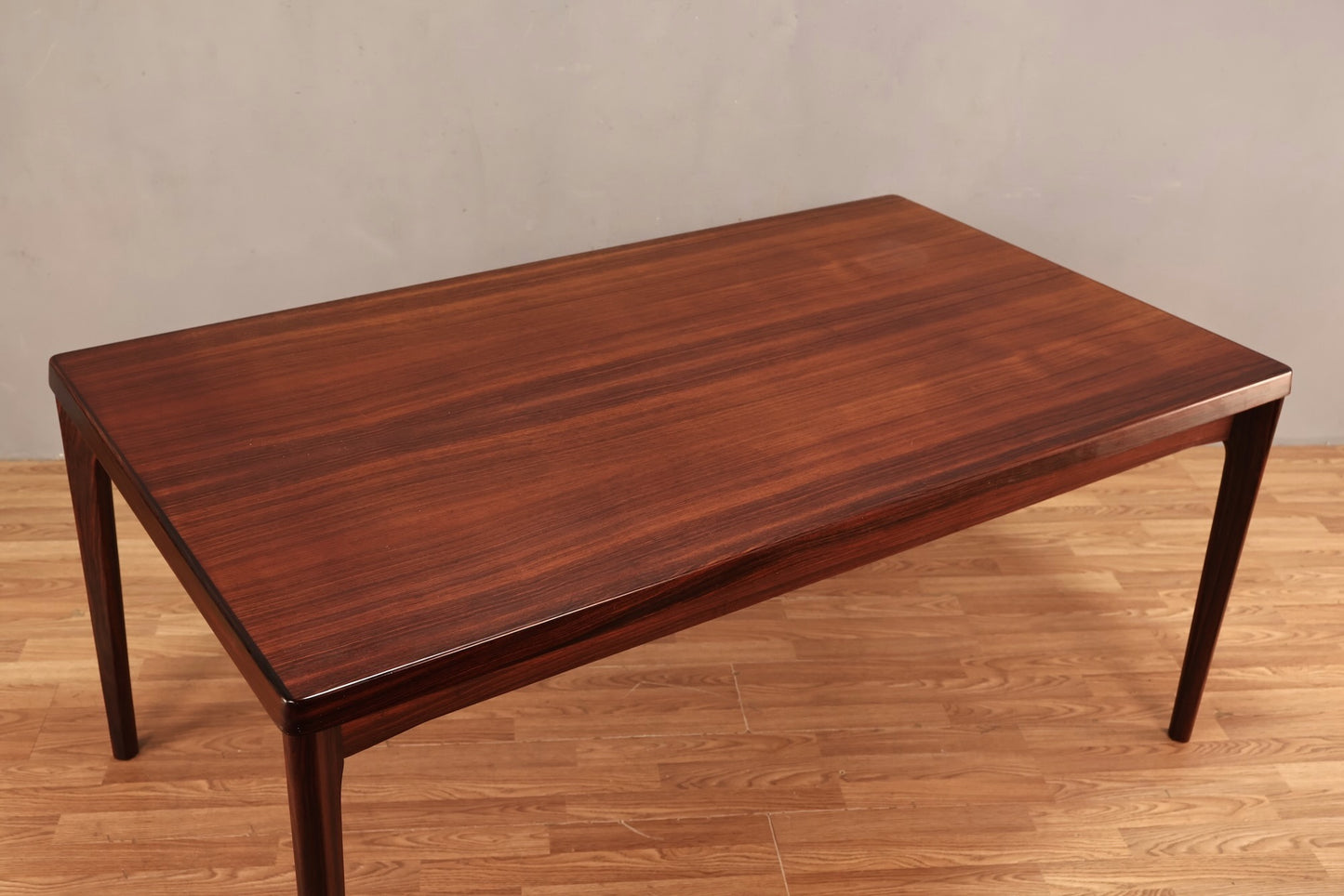 Vejle Rosewood Dining Table With Built-In Leaves - ONLINE ONLY