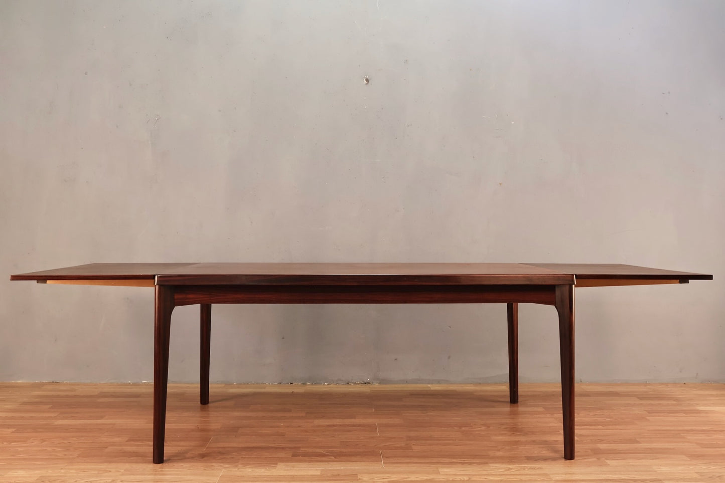Vejle Rosewood Dining Table With Built-In Leaves - ONLINE ONLY