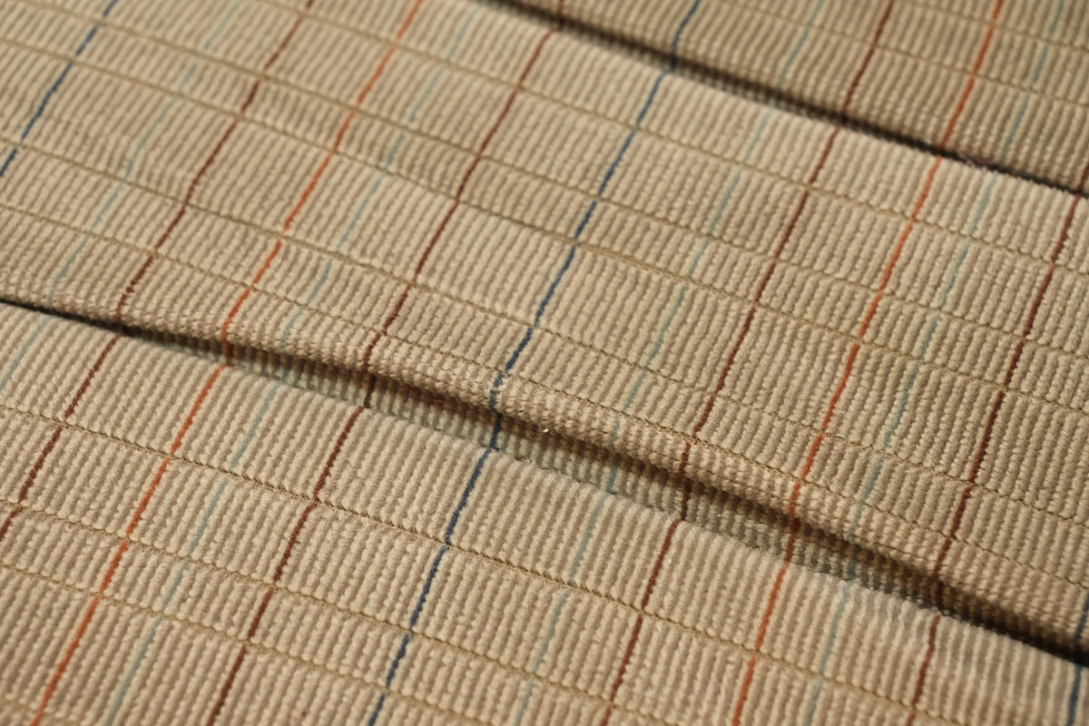 Neutral Grid Slipper Chair - ONLINE ONLY