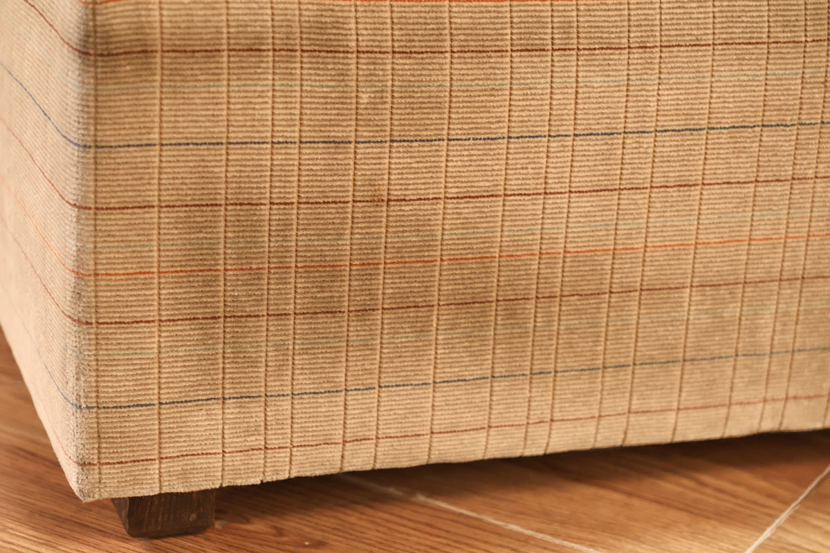 Neutral Grid Slipper Chair - ONLINE ONLY