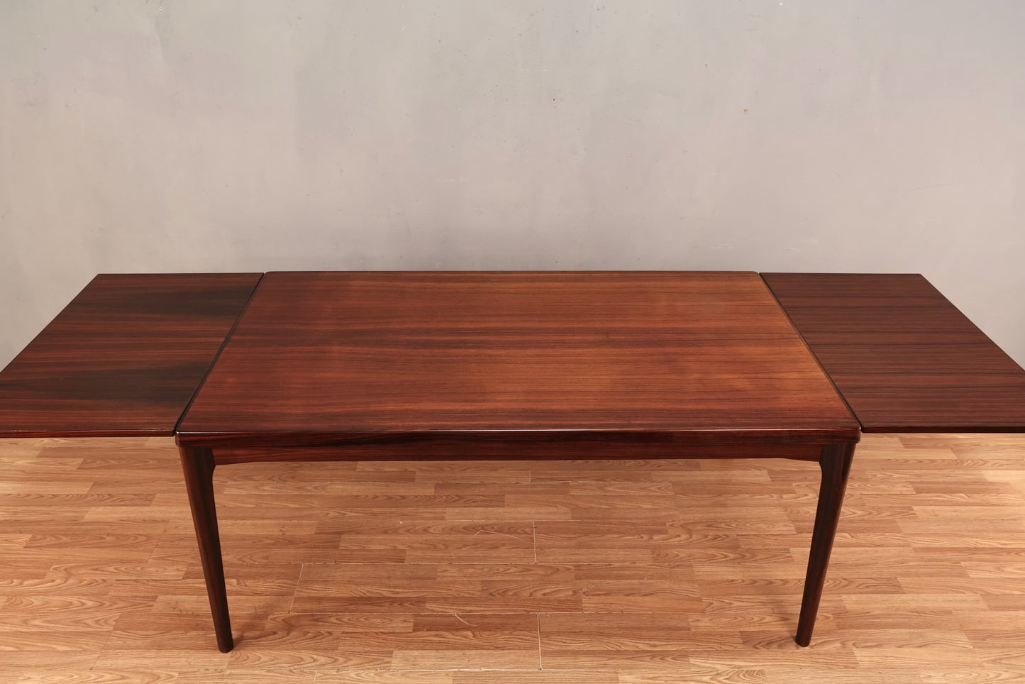 Vejle Rosewood Dining Table With Built-In Leaves - ONLINE ONLY