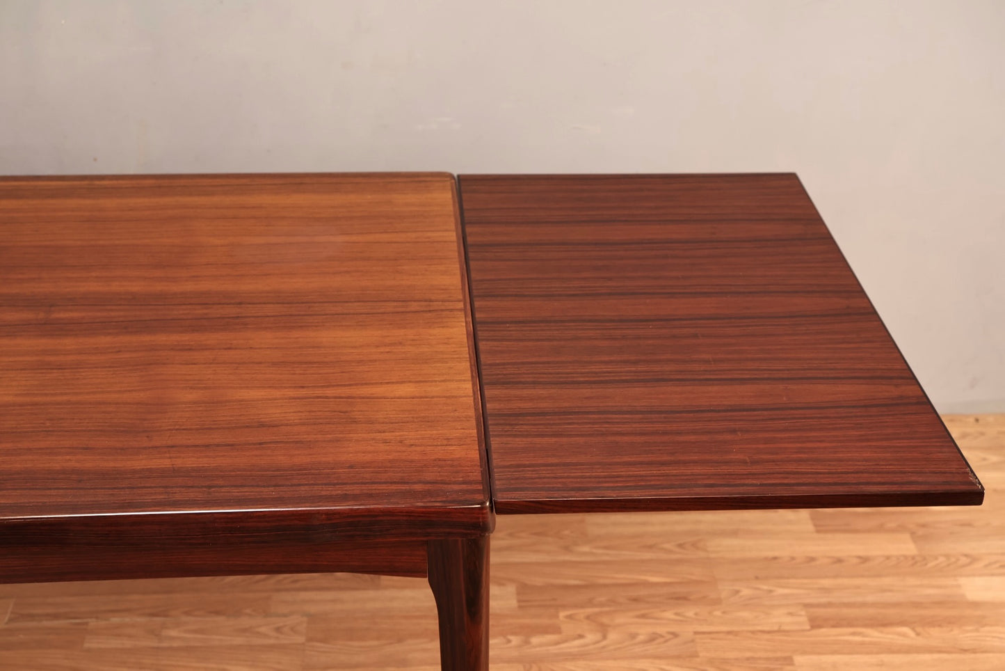 Vejle Rosewood Dining Table With Built-In Leaves - ONLINE ONLY