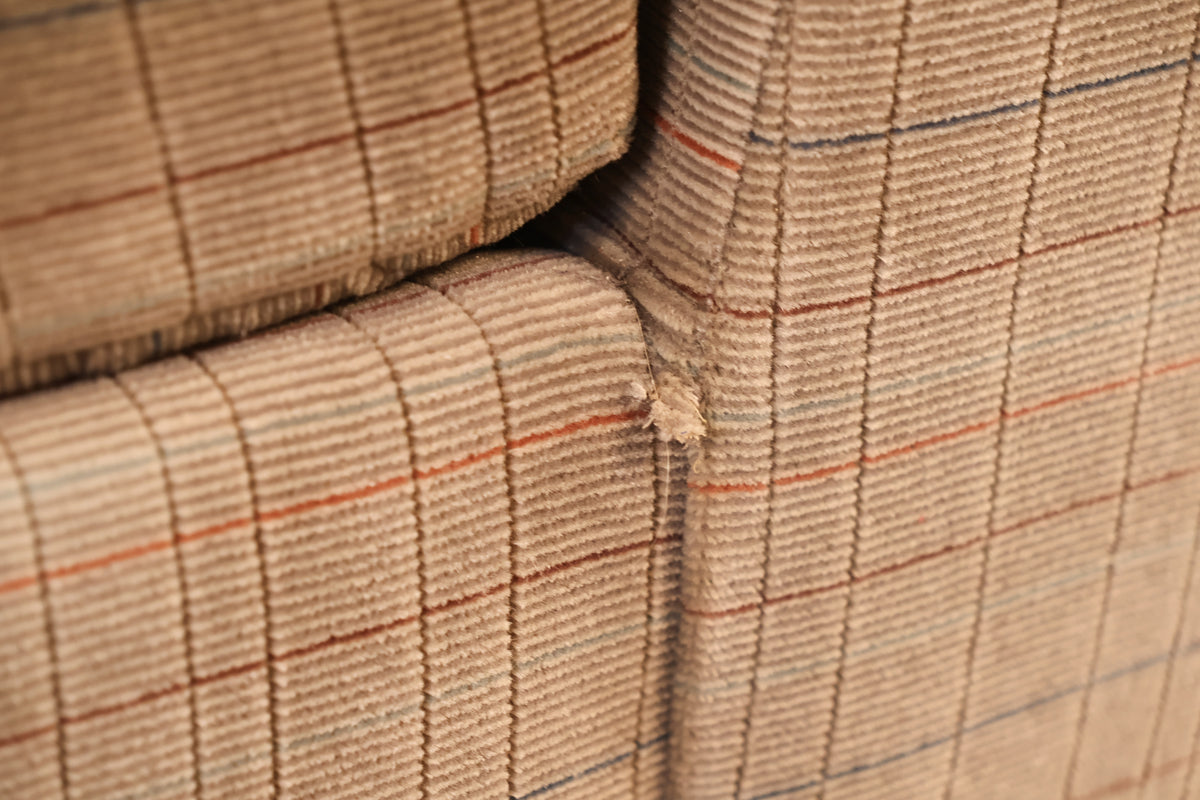Neutral Grid Corner Seat - ONLINE ONLY