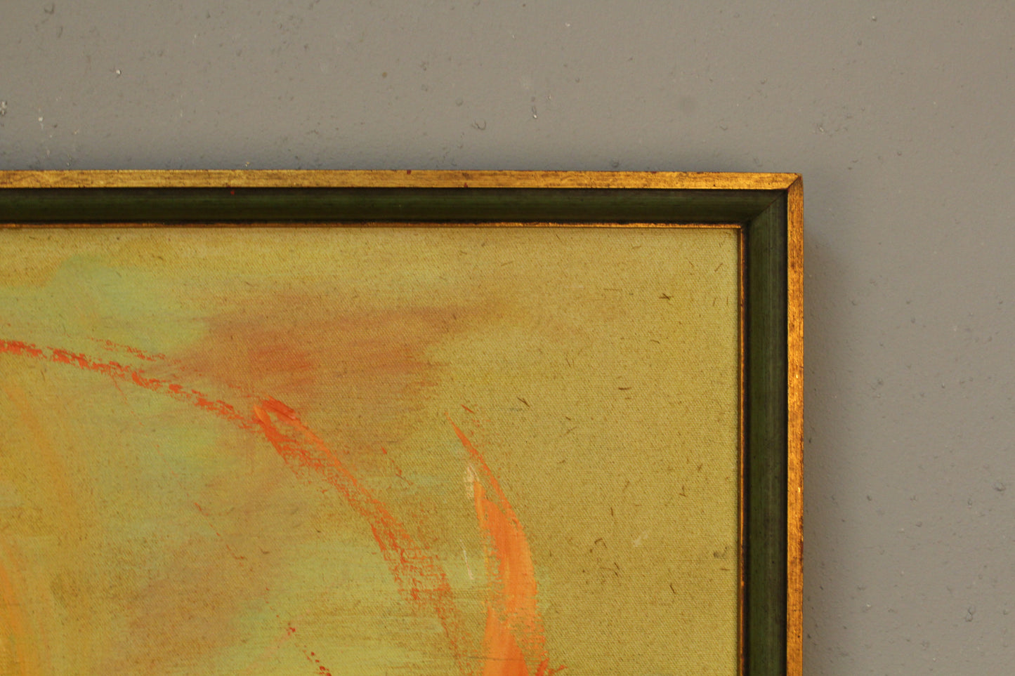"Orange Arc" Abstract Painting