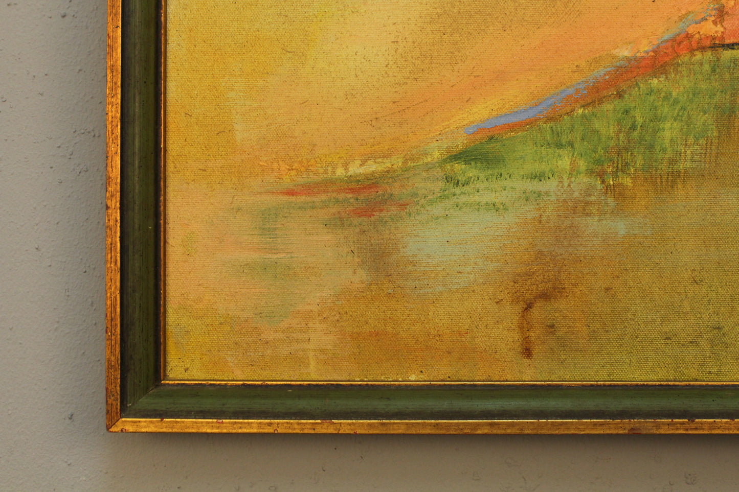 "Orange Arc" Abstract Painting