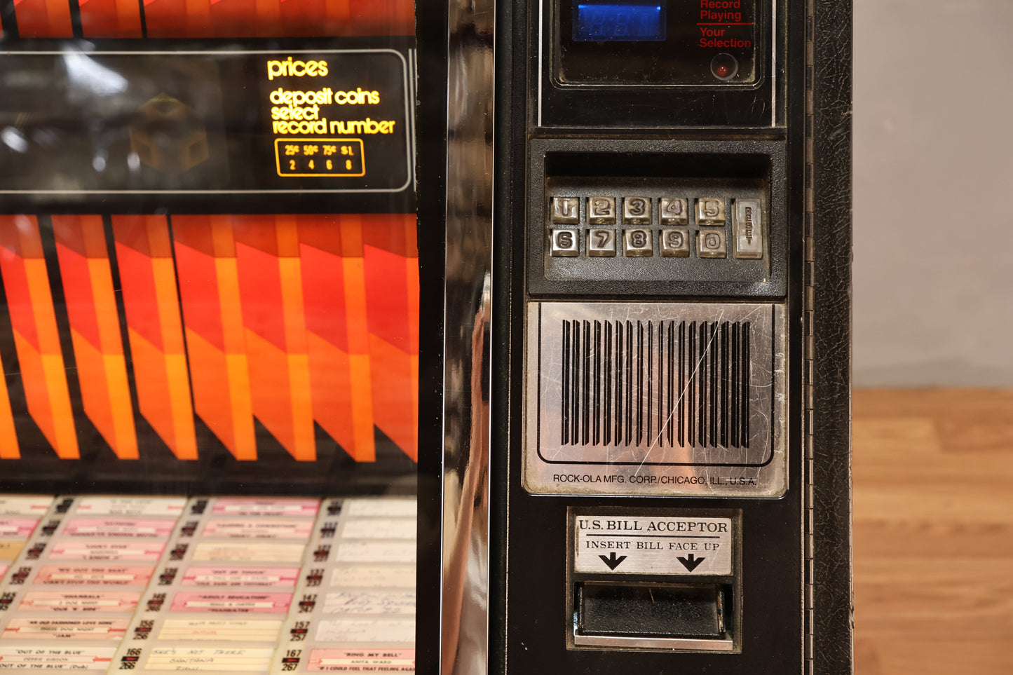 1980s Rock-Ola Golden Sunset Jukebox - ONLINE ONLY