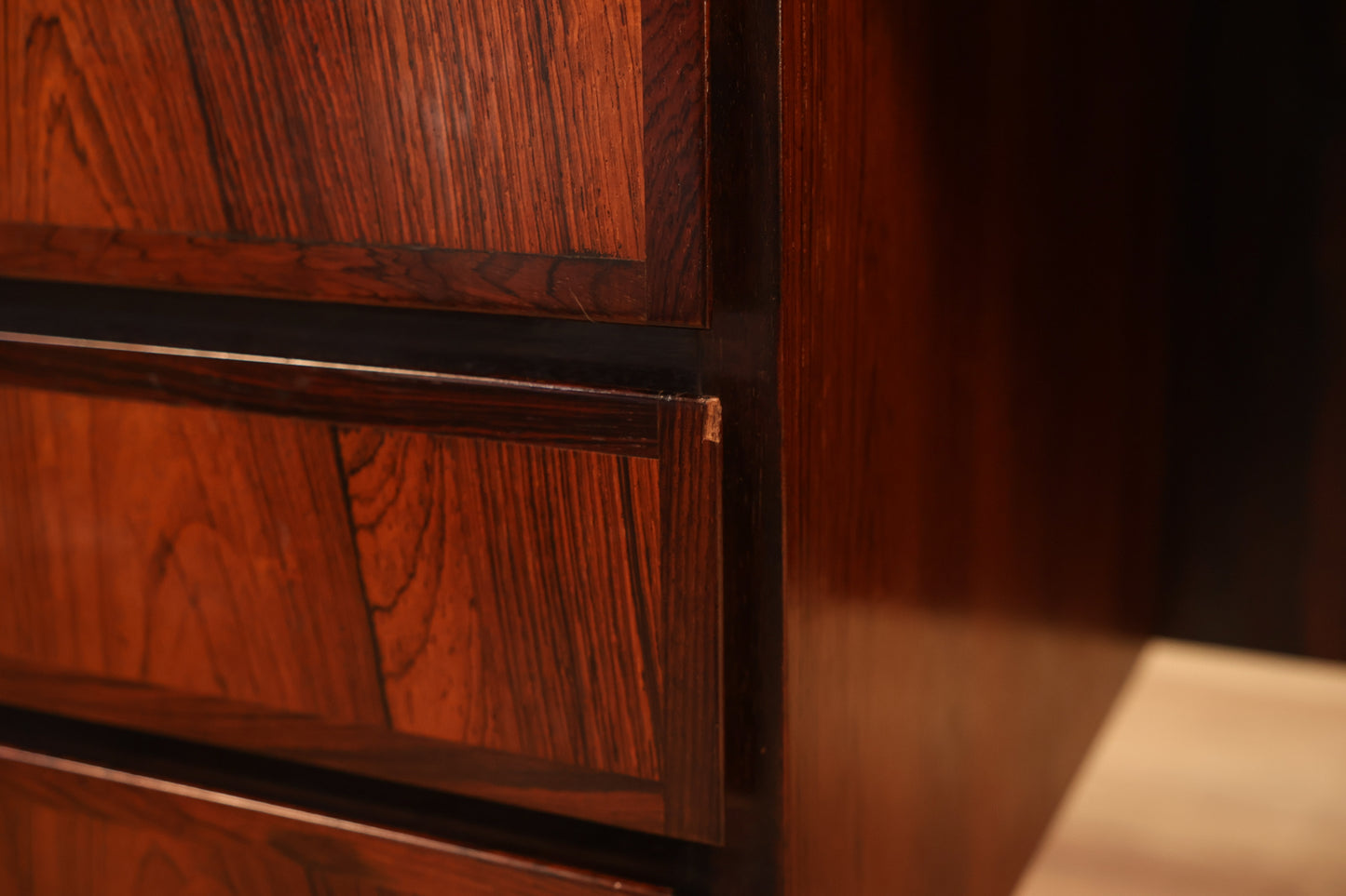 Large Danish Rosewood Executive Desk