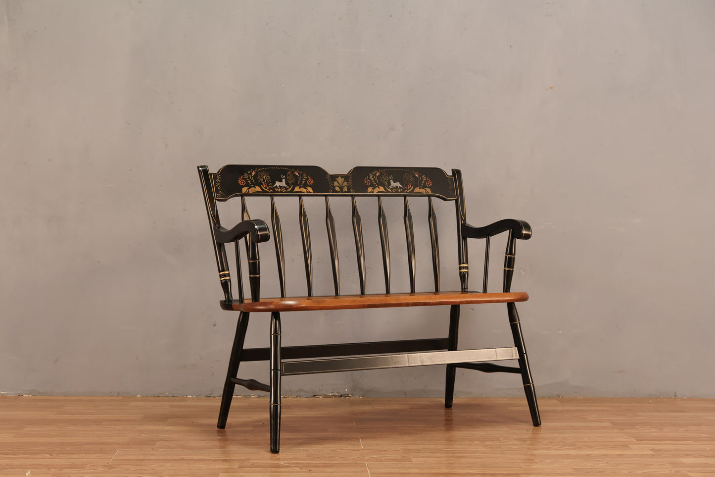 Hitchcock Painted Bench