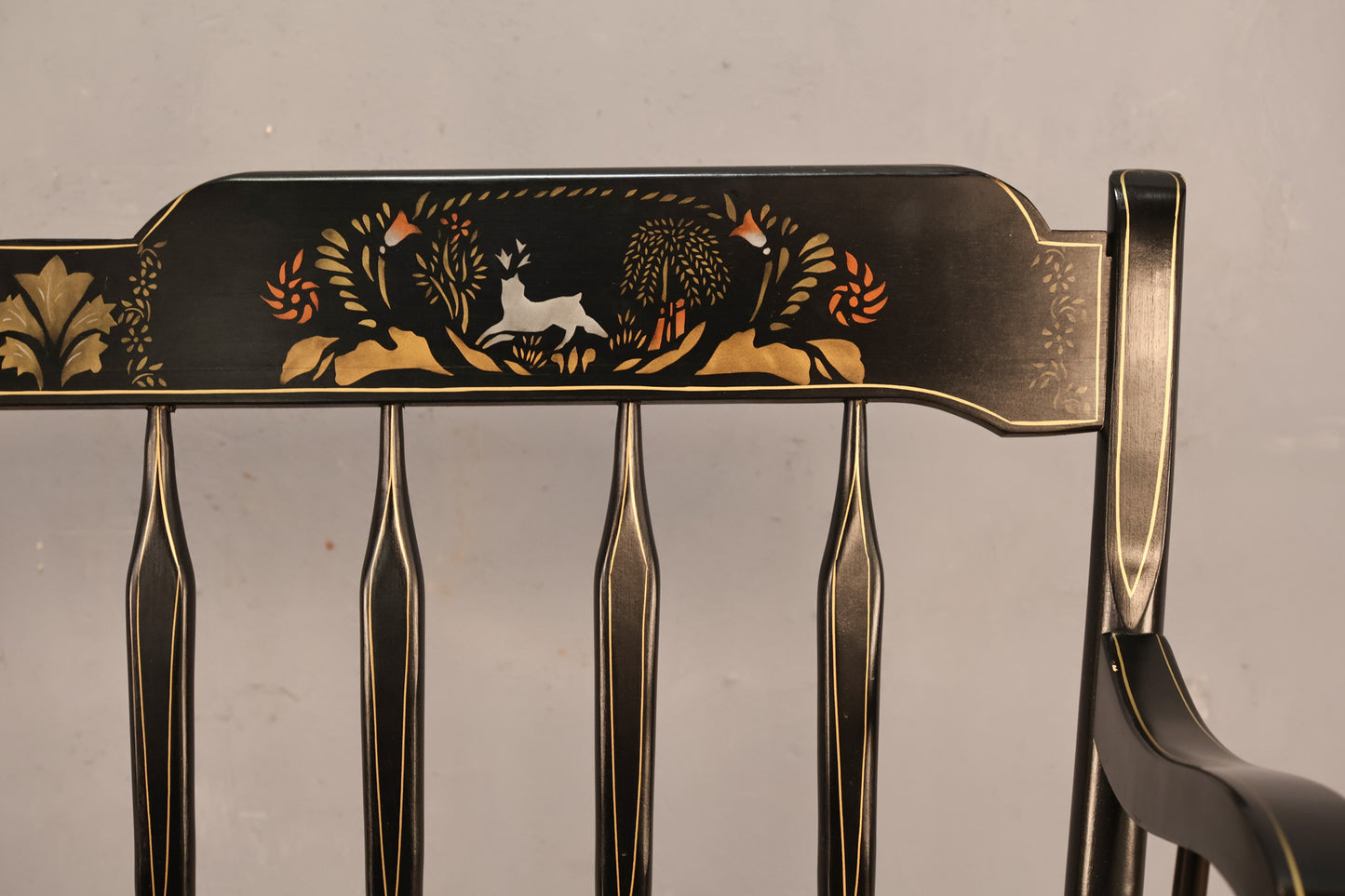 Hitchcock Painted Bench