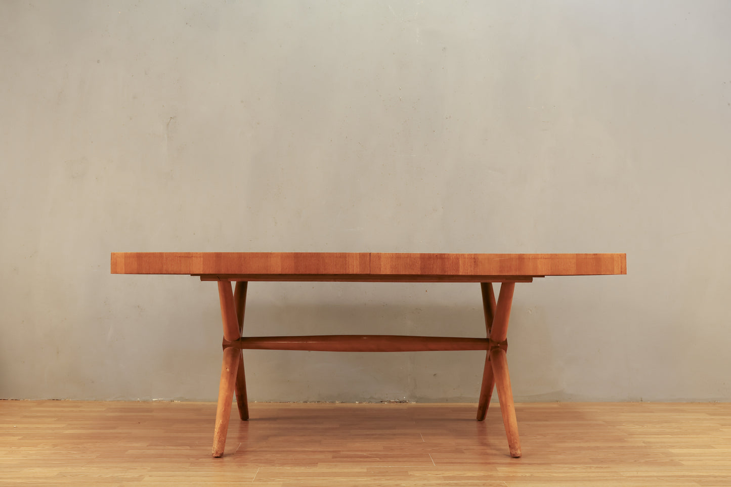 T.H. Robsjohn-Gibbings Dining Table with Leaf - ONLINE ONLY