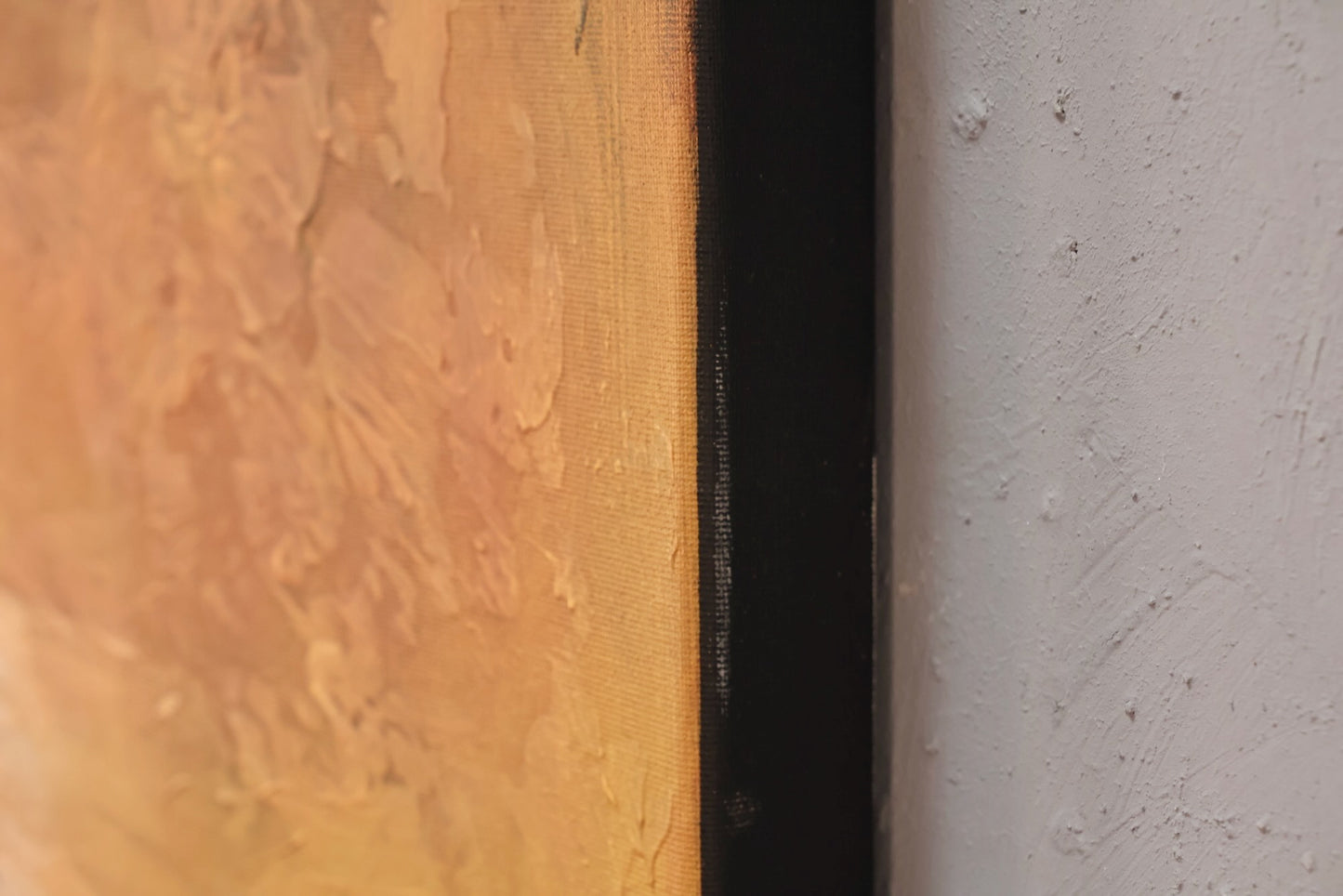 "Fiery Facade" Abstract Painting