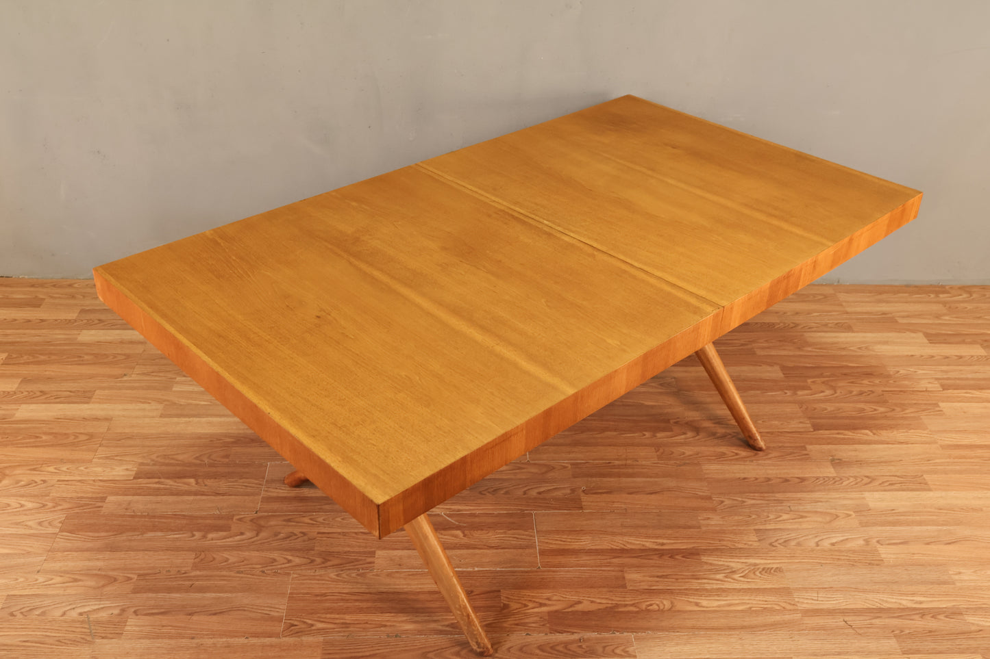 T.H. Robsjohn-Gibbings Dining Table with Leaf - ONLINE ONLY