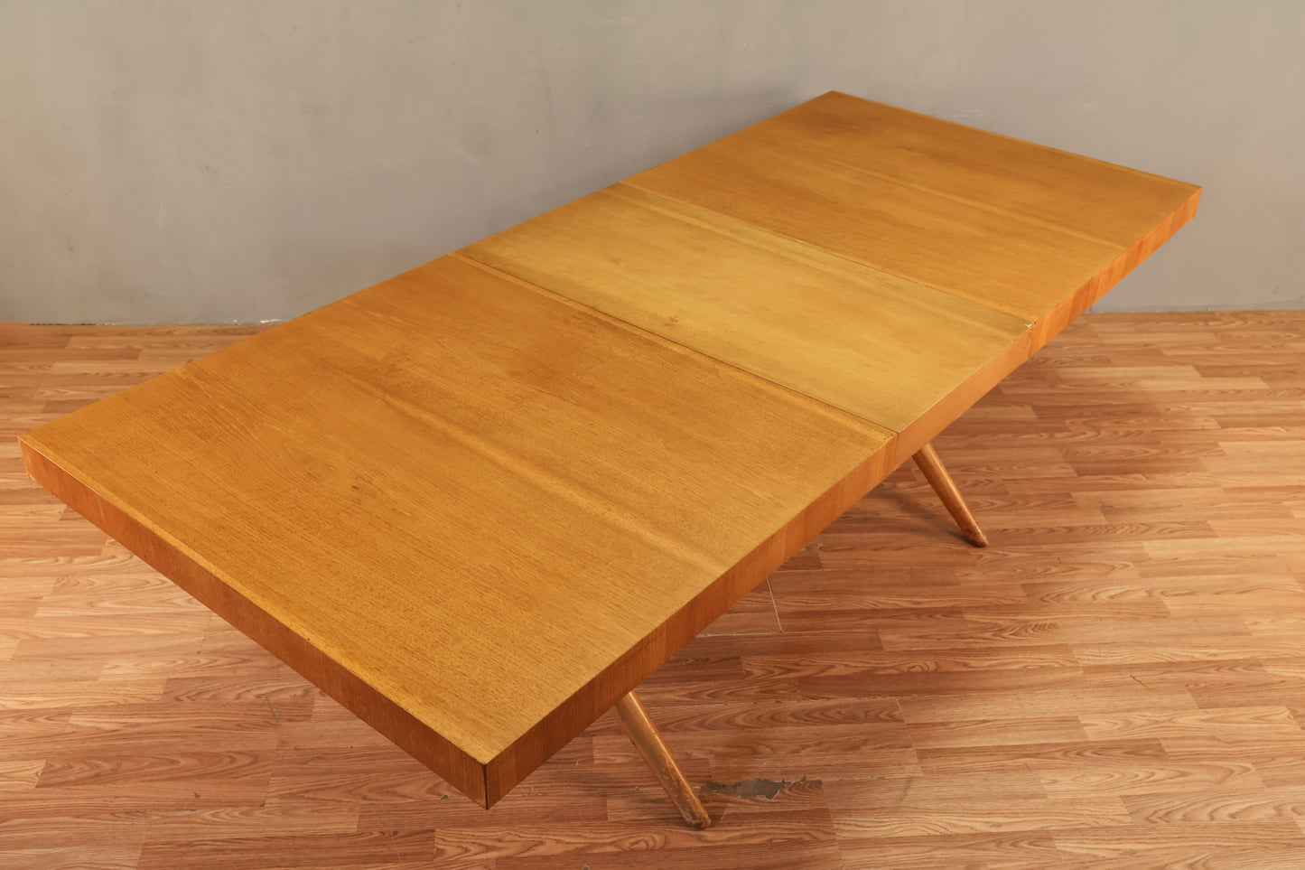 T.H. Robsjohn-Gibbings Dining Table with Leaf - ONLINE ONLY