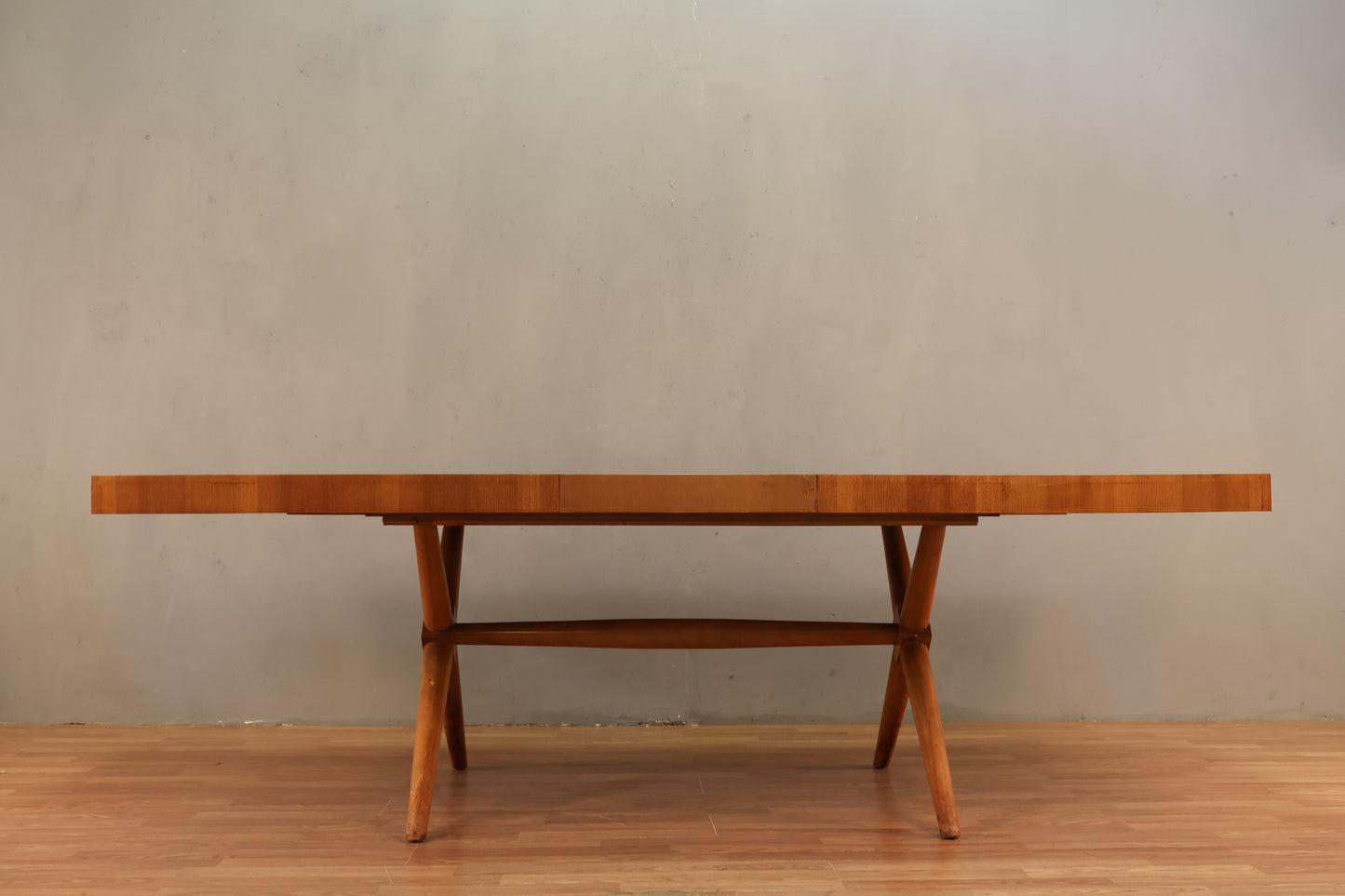 T.H. Robsjohn-Gibbings Dining Table with Leaf - ONLINE ONLY