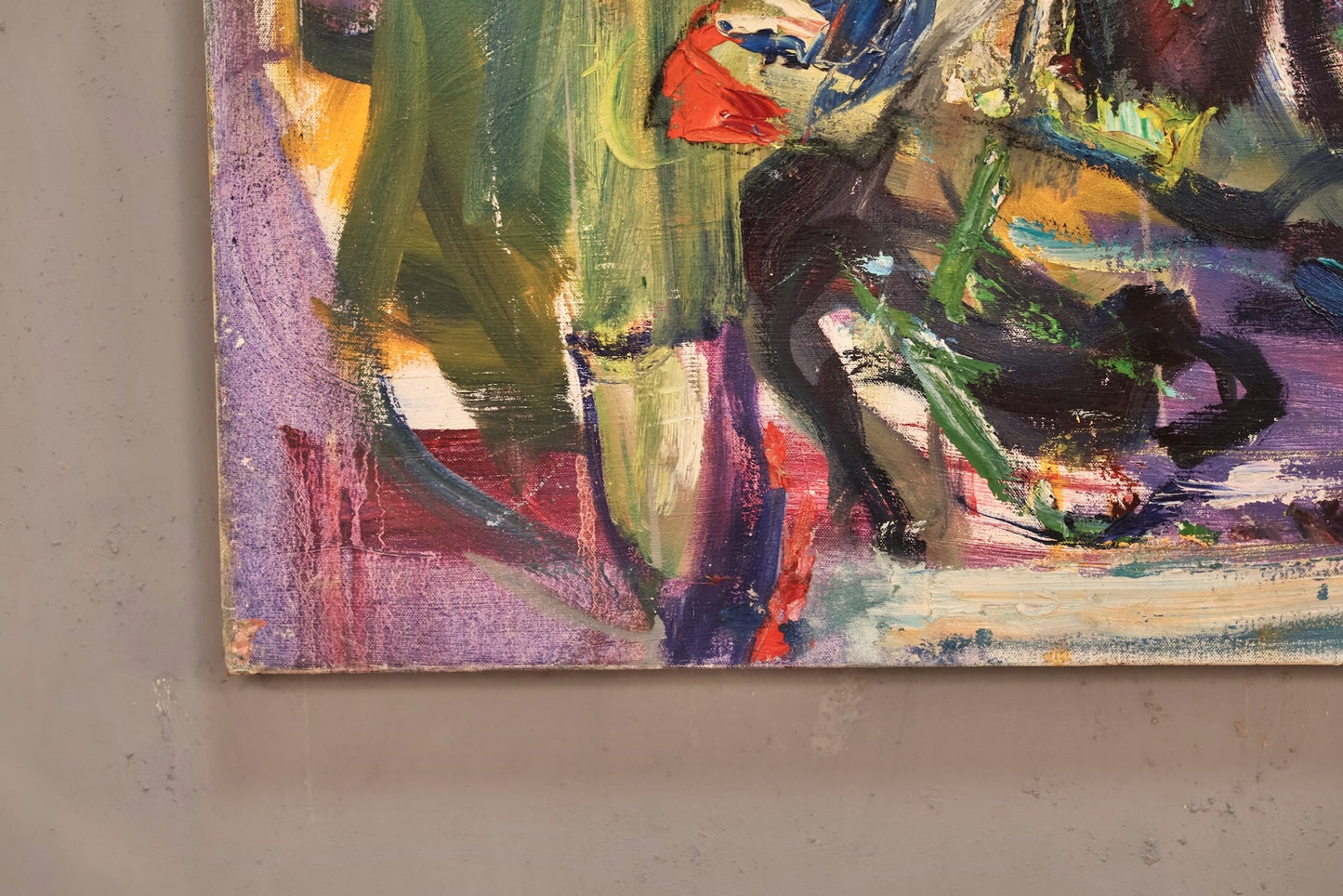 Large "Salsa" Abstract Painting - ONLINE ONLY