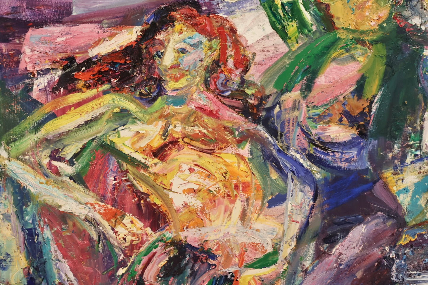 Large "Salsa" Abstract Painting - ONLINE ONLY