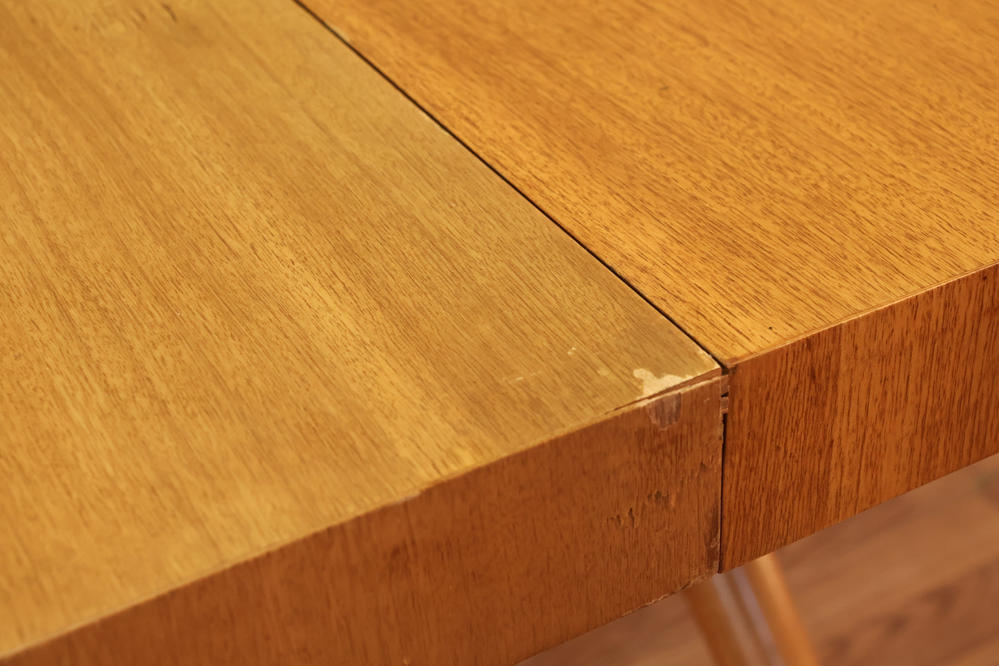 T.H. Robsjohn-Gibbings Dining Table with Leaf - ONLINE ONLY
