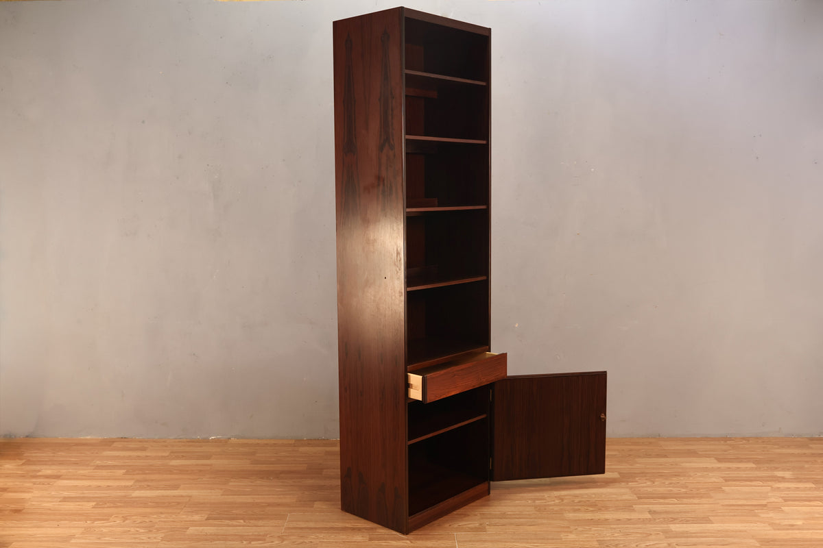 Slim Danish Rosewood Wall Unit